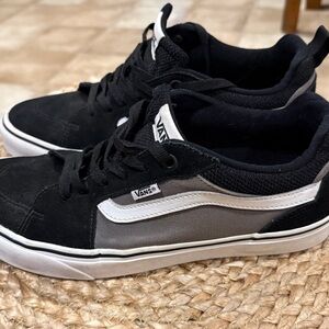 Vans Men's Black and Gray Sneakers